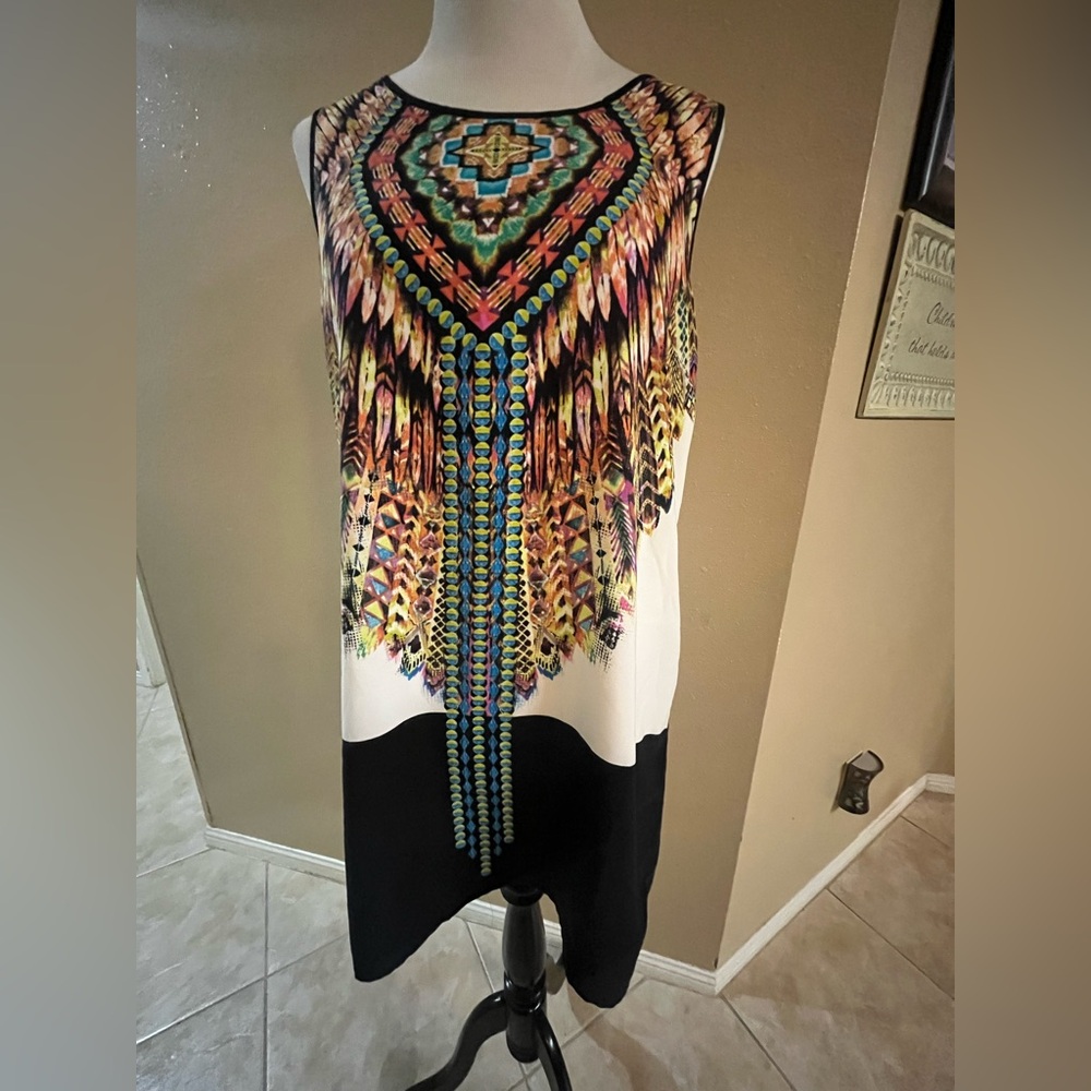 Pink Owl Multicolor Sleeveless Top